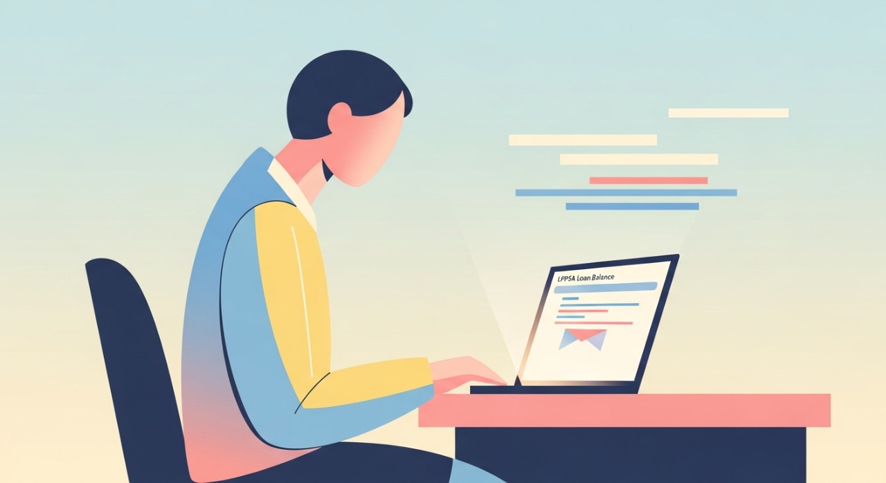 semak baki pinjaman lppsa melalui emel