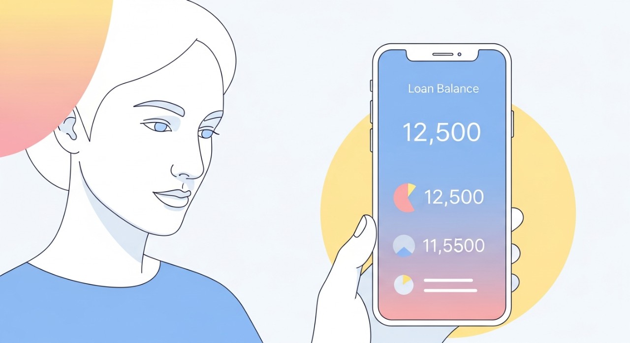 semak baki pinjaman melalui aplikasi