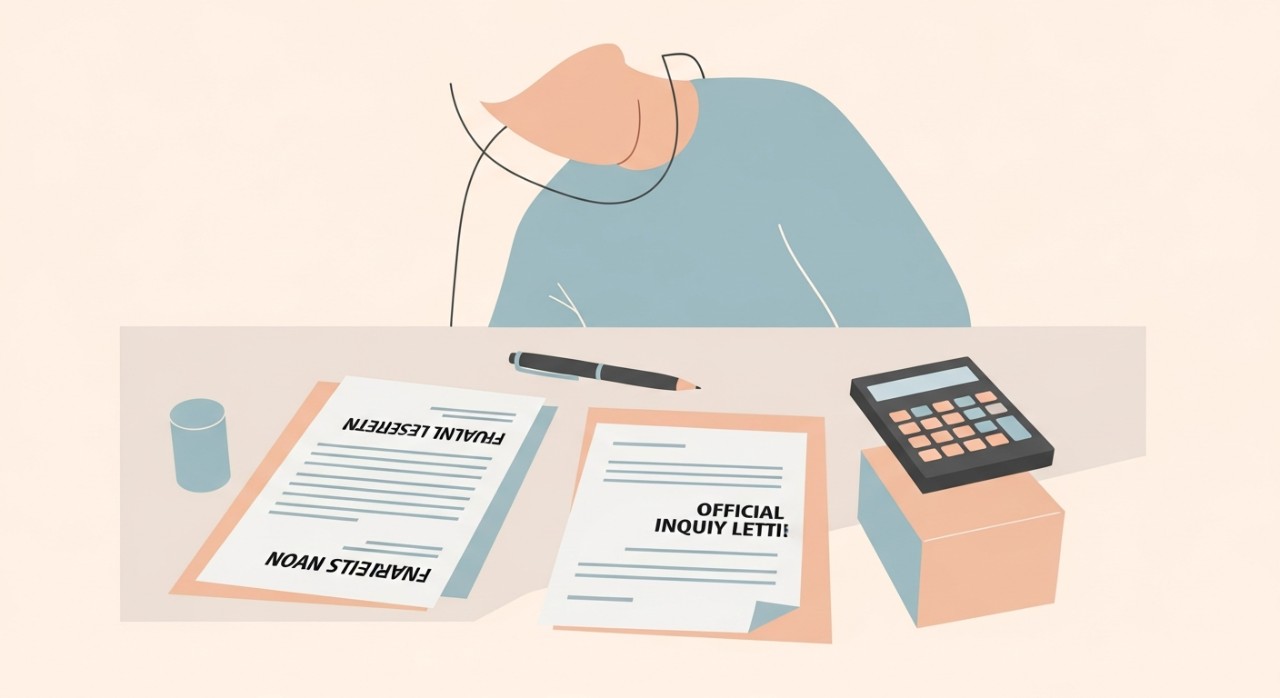 semak baki pinjaman melalui surat rasmi