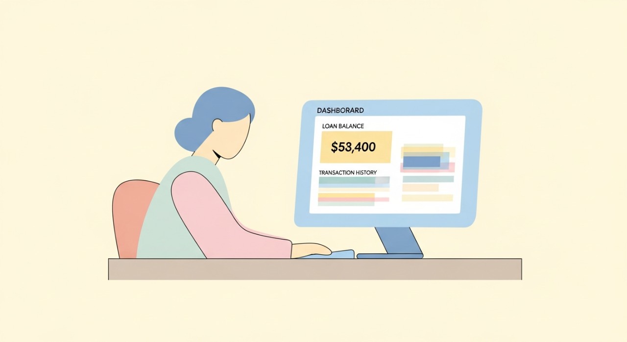 semak baki pinjaman melalui website