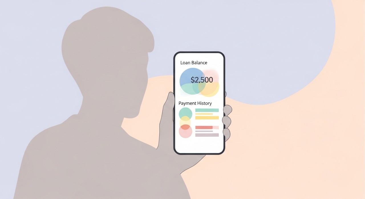 semak baki pinjaman selepas bayaran