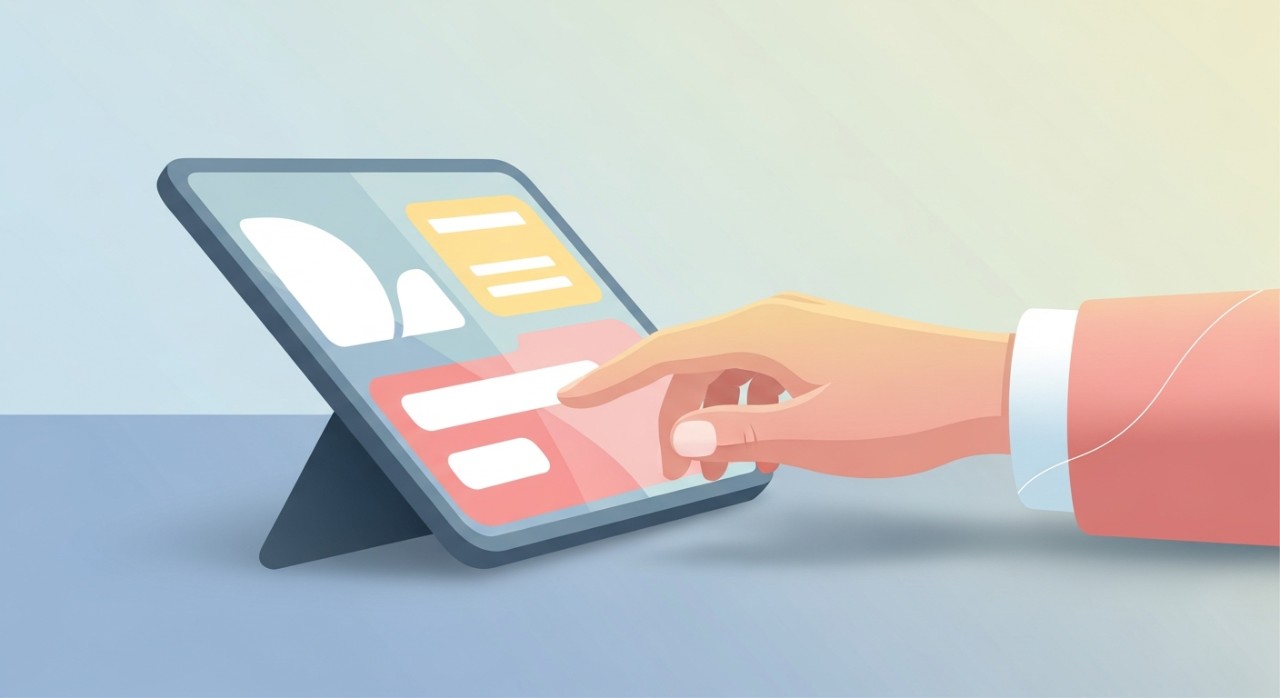 Seorang individu memasukkan nama untuk pengesahan semakan pinjaman.