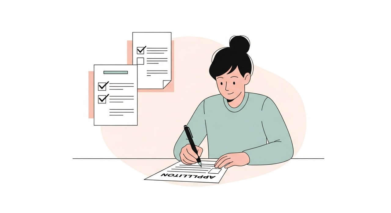 Cara Pinjaman TEKUN Niaga: Panduan Lengkap Lulus Cepat 1 Seorang usahawan kecil sedang mengisi borang permohonan pinjaman dengan tekun.