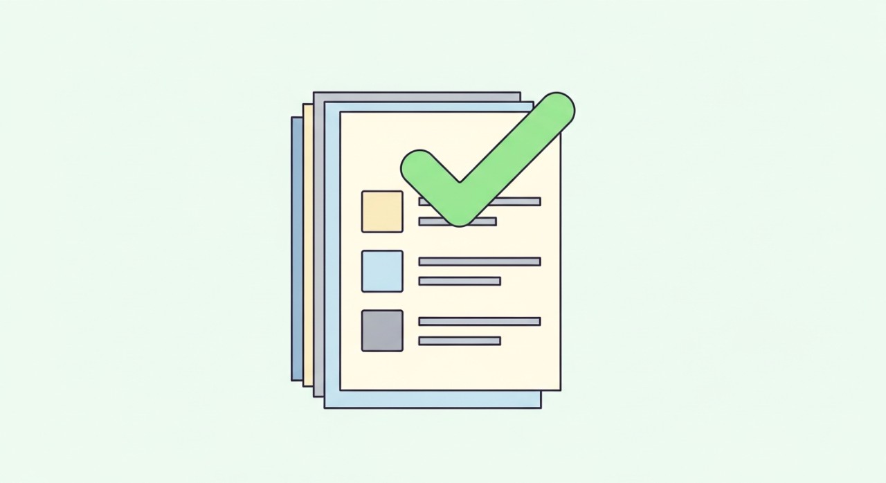 Cara Memohon Pinjaman PTPTN: Panduan Lulus Cepat 1 Senarai dokumen atau syarat-syarat utama yang diperlukan untuk memohon pinjaman PTPTN diletakkan di atas meja.