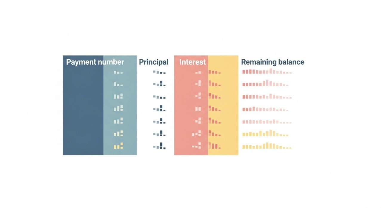 jadual amortisasi pinjaman kenderaan faedah tetap