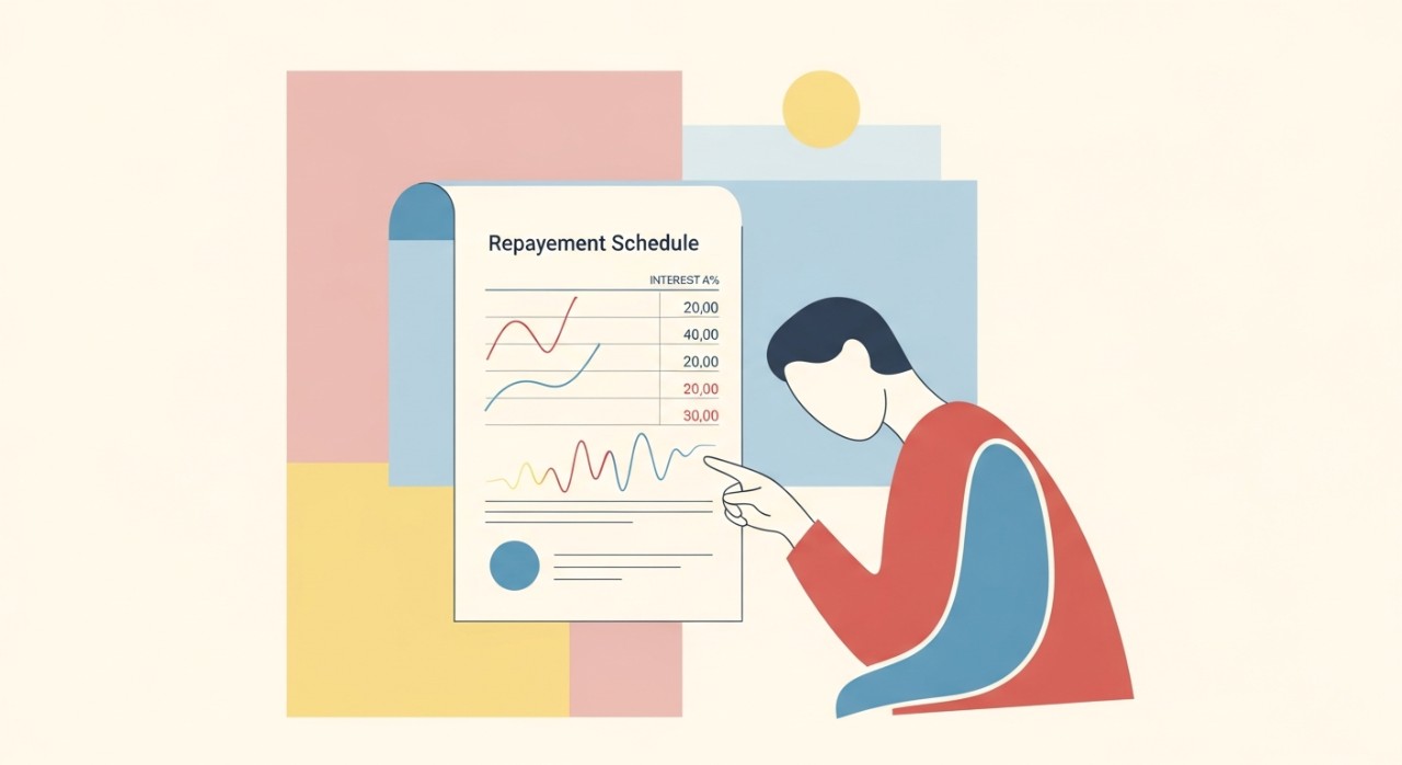 jadual bayaran balik pinjaman kenderaan faedah berubah