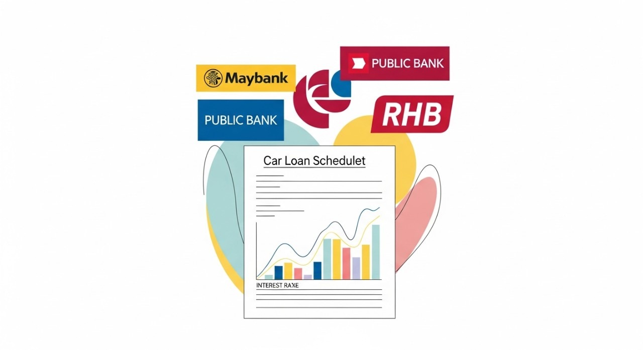 jadual pinjaman kenderaan bank faedah berubah di malaysia