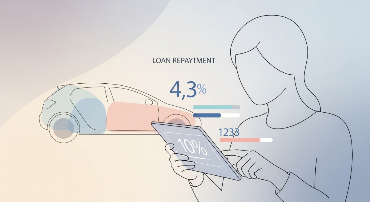 jadual pinjaman kenderaan elektrik terpakai