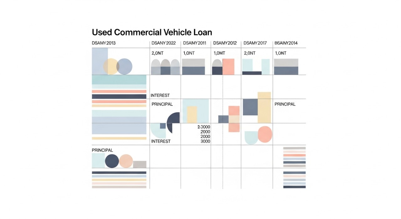 jadual pinjaman kenderaan komersial terpakai