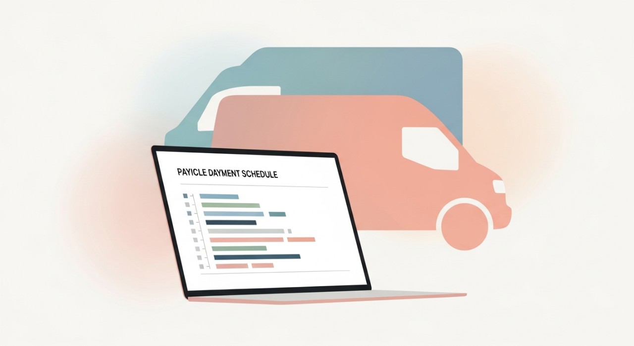 jadual pinjaman kenderaan komersial untuk van