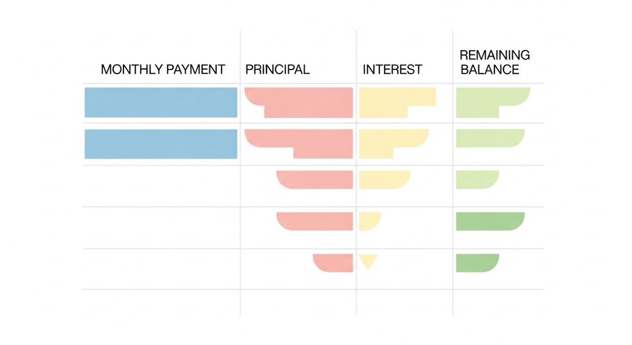 jadual pinjaman kenderaan konvensional dengan bayaran balik bulanan