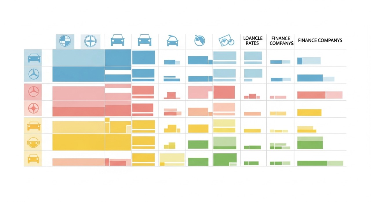 jadual pinjaman kenderaan syarikat kewangan mengikut jenama