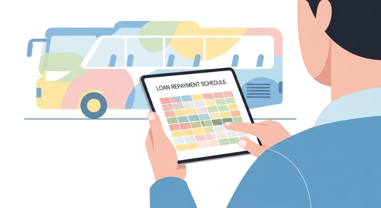jadual pinjaman kenderaan untuk bas