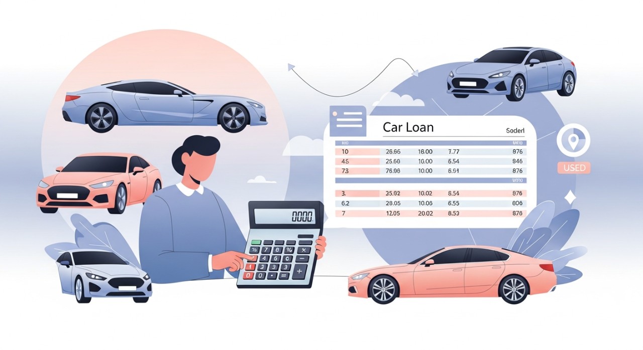 jadual pinjaman kereta baharu dan terpakai ekonomi
