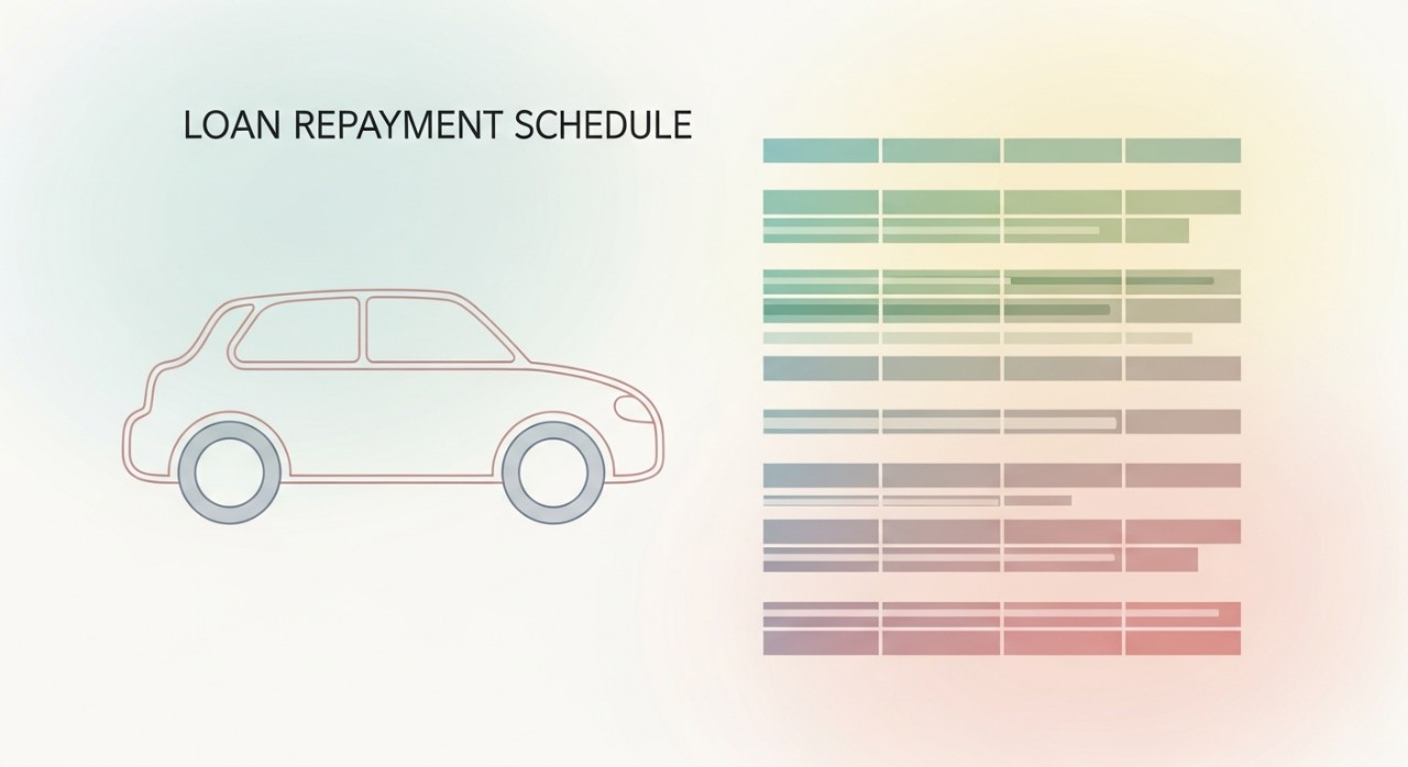 jadual pinjaman kereta terpakai konvensional