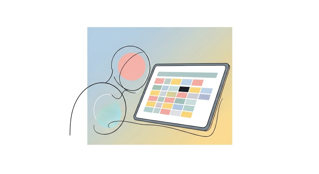 Senarai Jadual Pinjaman Kenderaan Bank Bagi Kenderaan Elektrik 1 Seseorang sedang melihat jadual pinjaman di tablet atau komputer riba.