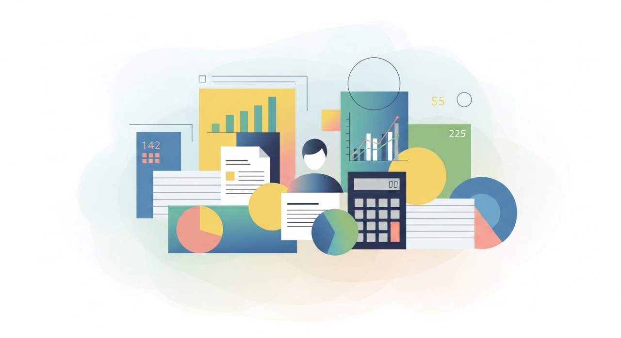 Seseorang sedang meneliti dokumen kewangan untuk memilih tempoh pinjaman kereta yang sesuai.