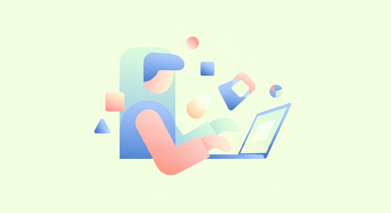 Seorang pemilik perniagaan sedang meneliti pelbagai pilihan pembiayaan untuk pembelian van perniagaan di komputer riba.