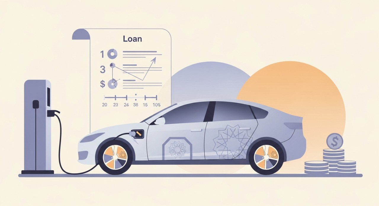 senarai jadual pinjaman kenderaan elektrik patuh syariah