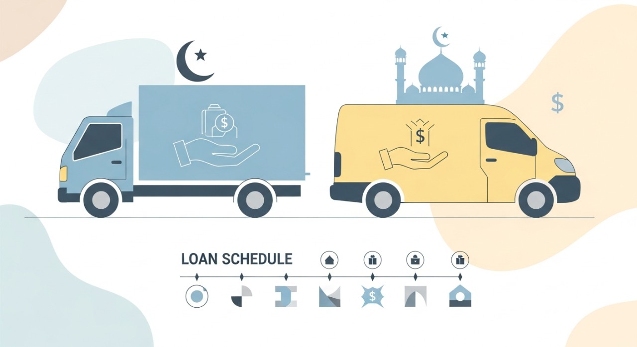 senarai jadual pinjaman kenderaan komersial patuh syariah