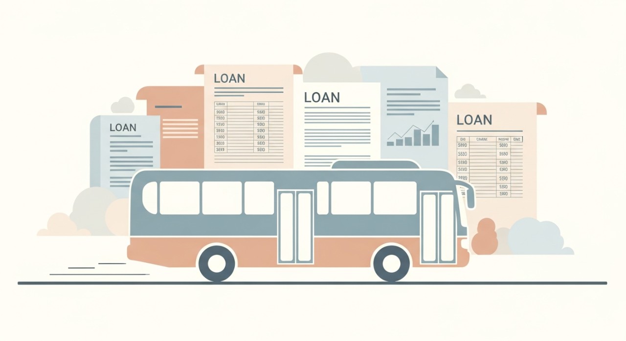 senarai jadual pinjaman kenderaan komersial untuk bas