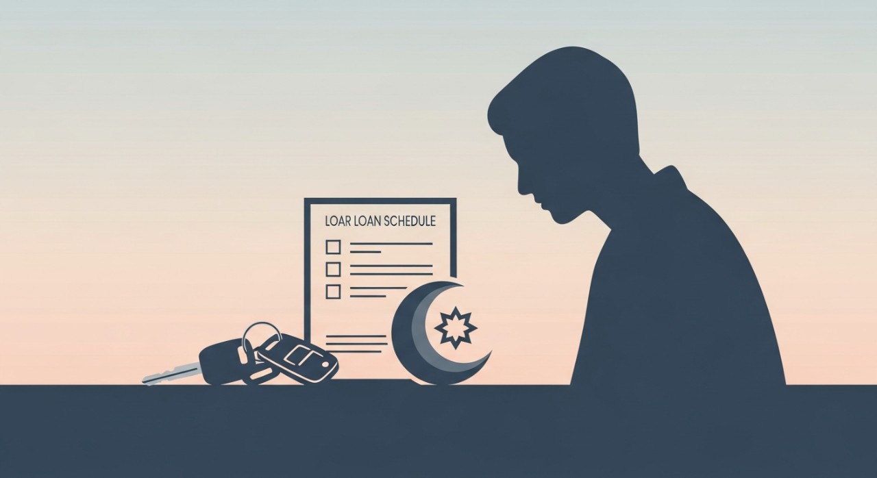 senarai jadual pinjaman kenderaan patuh syariah untuk kenderaan terpakai