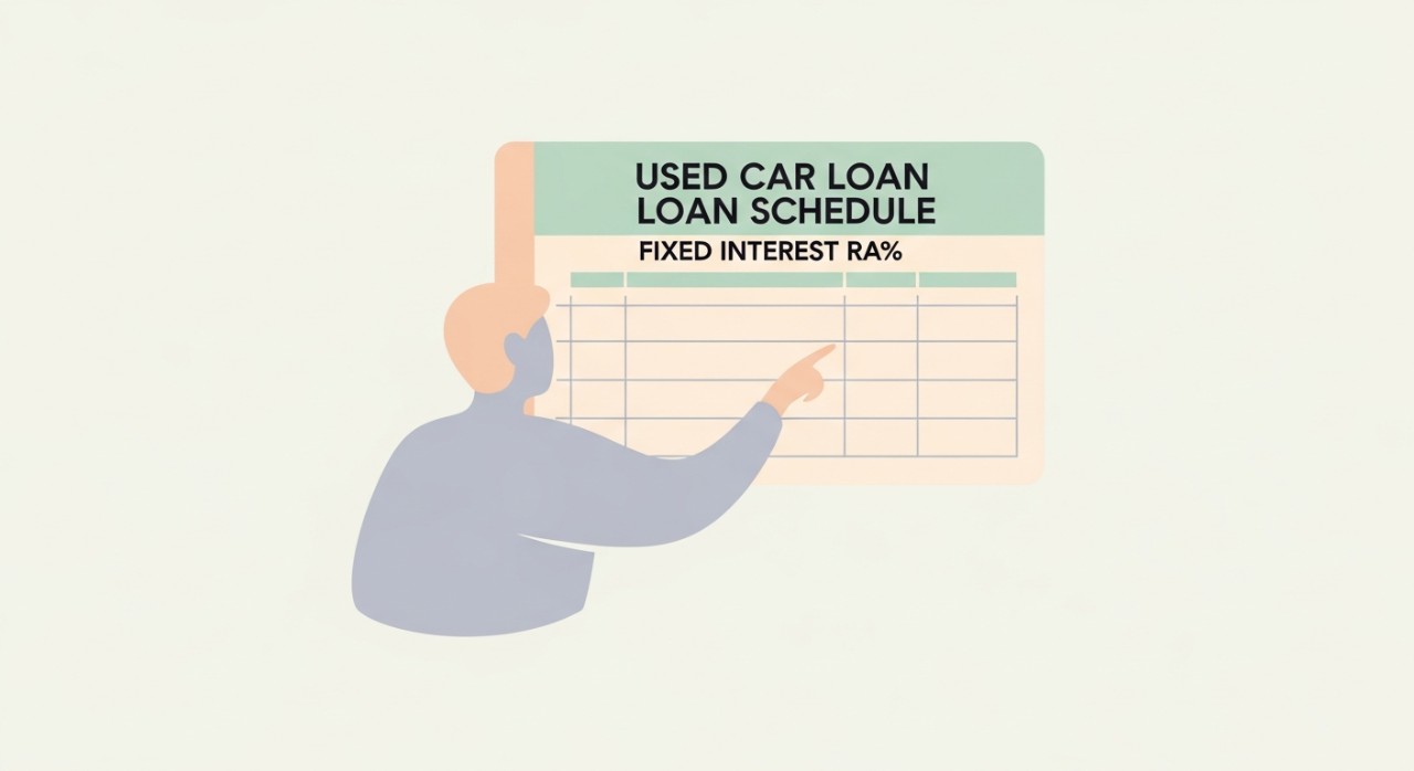 senarai jadual pinjaman kereta terpakai faedah tetap